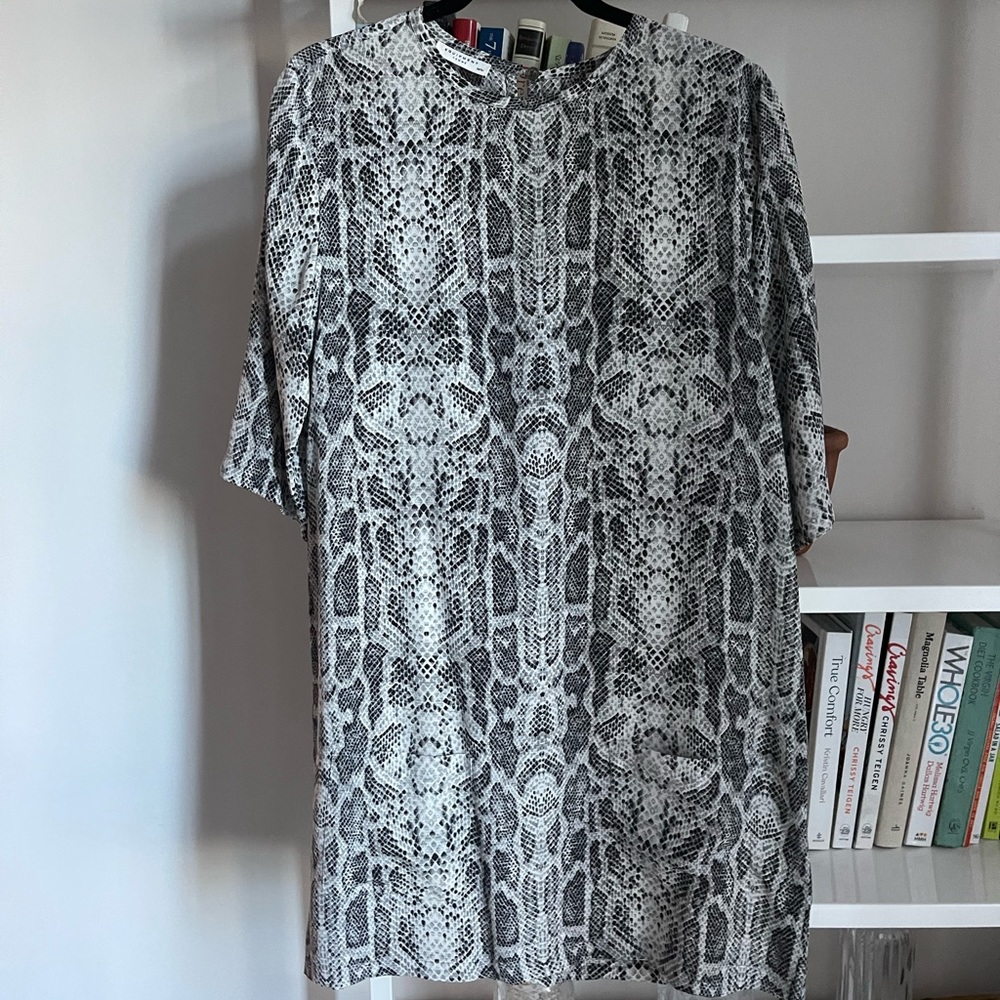 Equipment Snakeskin Slip Dress